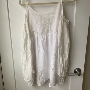 Flowy White Sundress